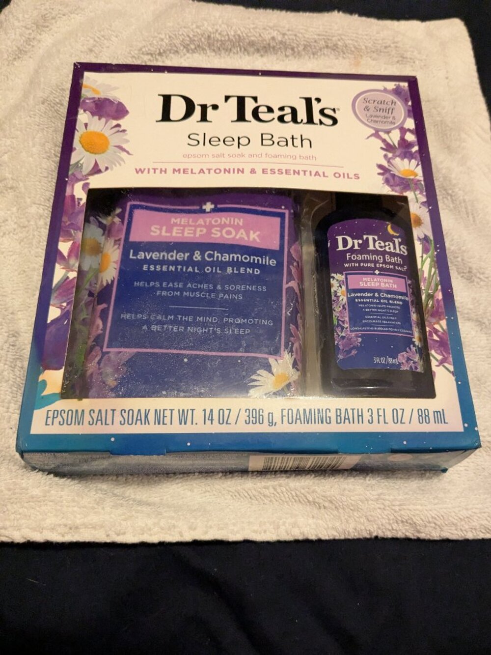 Dr Teal's sleep bath with melatonin & essential oils...NIB